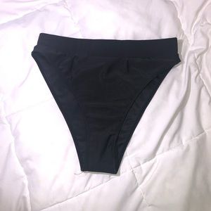 Black High Waisted Bikini bottoms Women’s Large